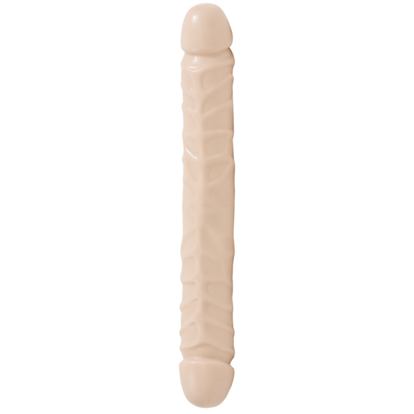 Jr. Veined Double Header - Dildo met Double Ends - 12 / 30 cm