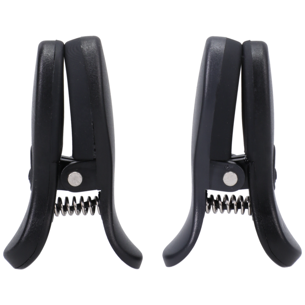 Vibro Grippers - Vibrerende Tepelklemmen met Koffer - Zwart