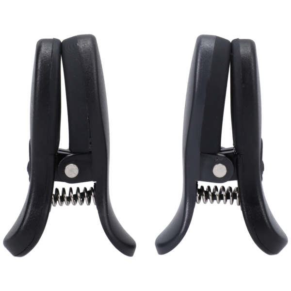 Vibro Grippers - Vibrerende Tepelklemmen met Koffer - Zwart