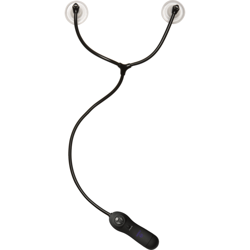 Swell - Auto Vibrerende Tepelzuigkoppen - Zwart/Violet