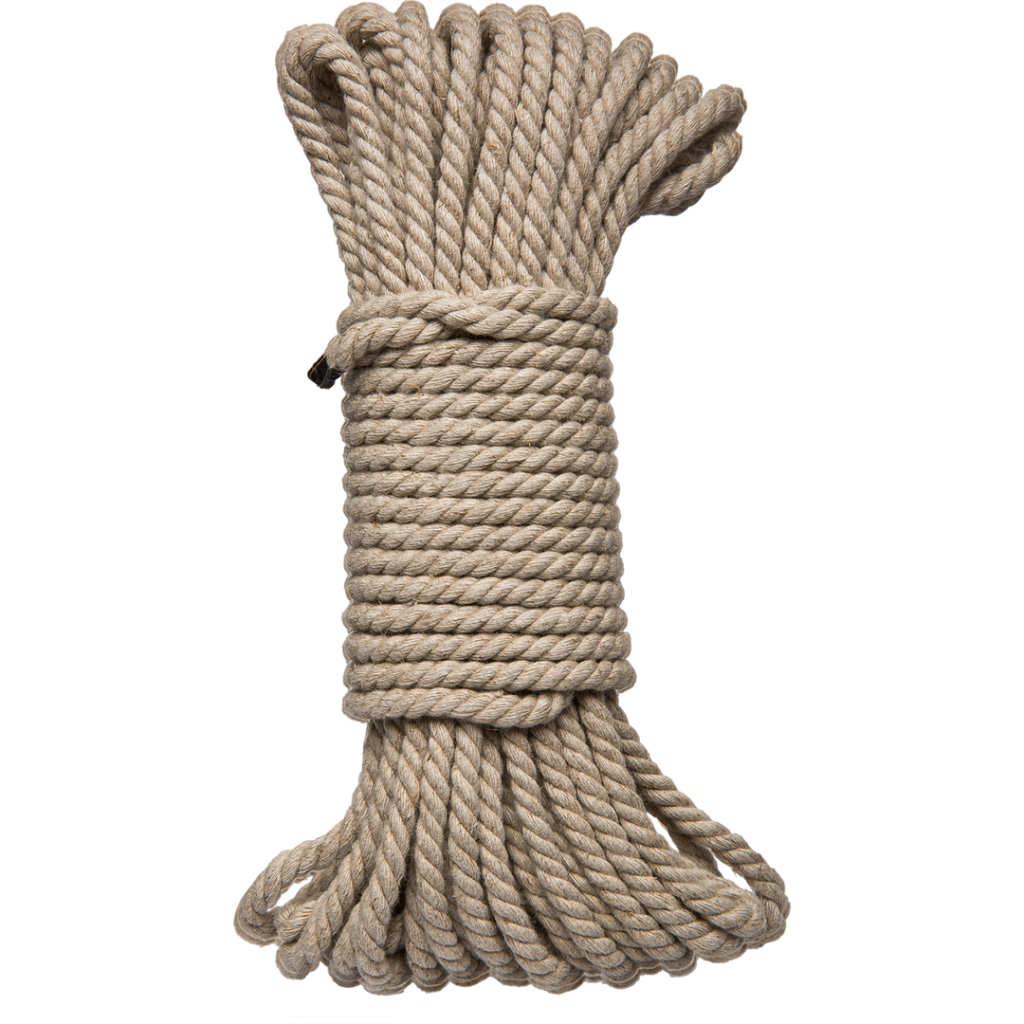 Bind en Tie - 6mm Jute Bondage Touw - 50 ft - Natuurlijk
