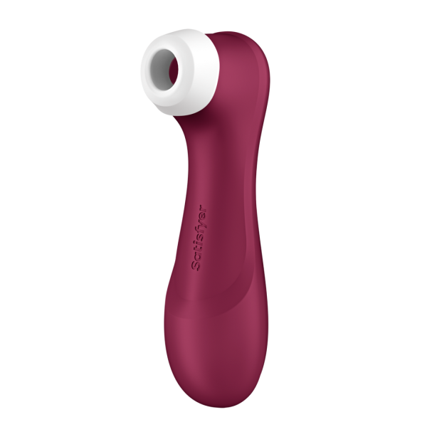 Pro 2 Generatie 3 - Double Air Pulse Vibrator - Liquid Air en Connect App - Wijnrood