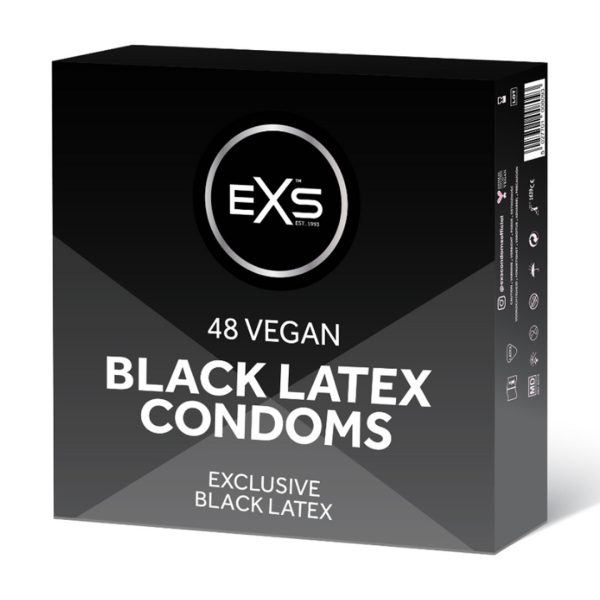 EXS Black Latex - Condooms - 48 Stuks