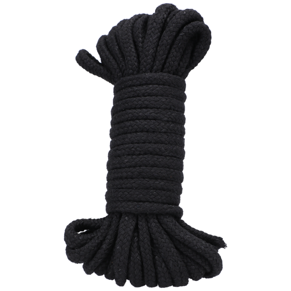 Katoenen Touw - 32 ft - Zwart