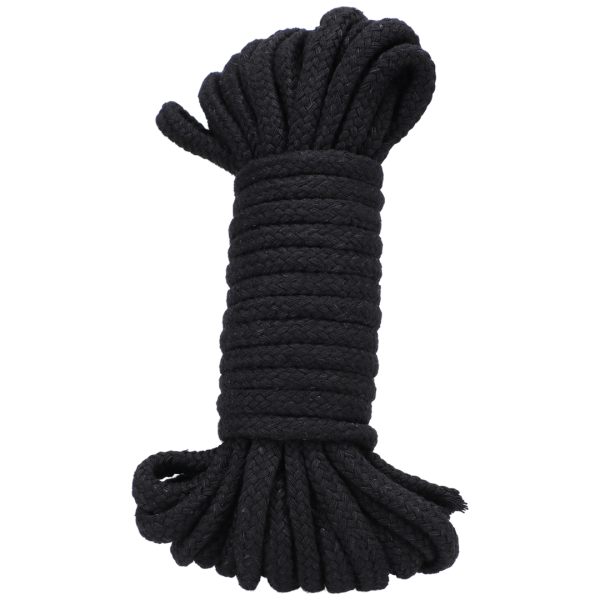 Katoenen Touw - 32 ft - Zwart