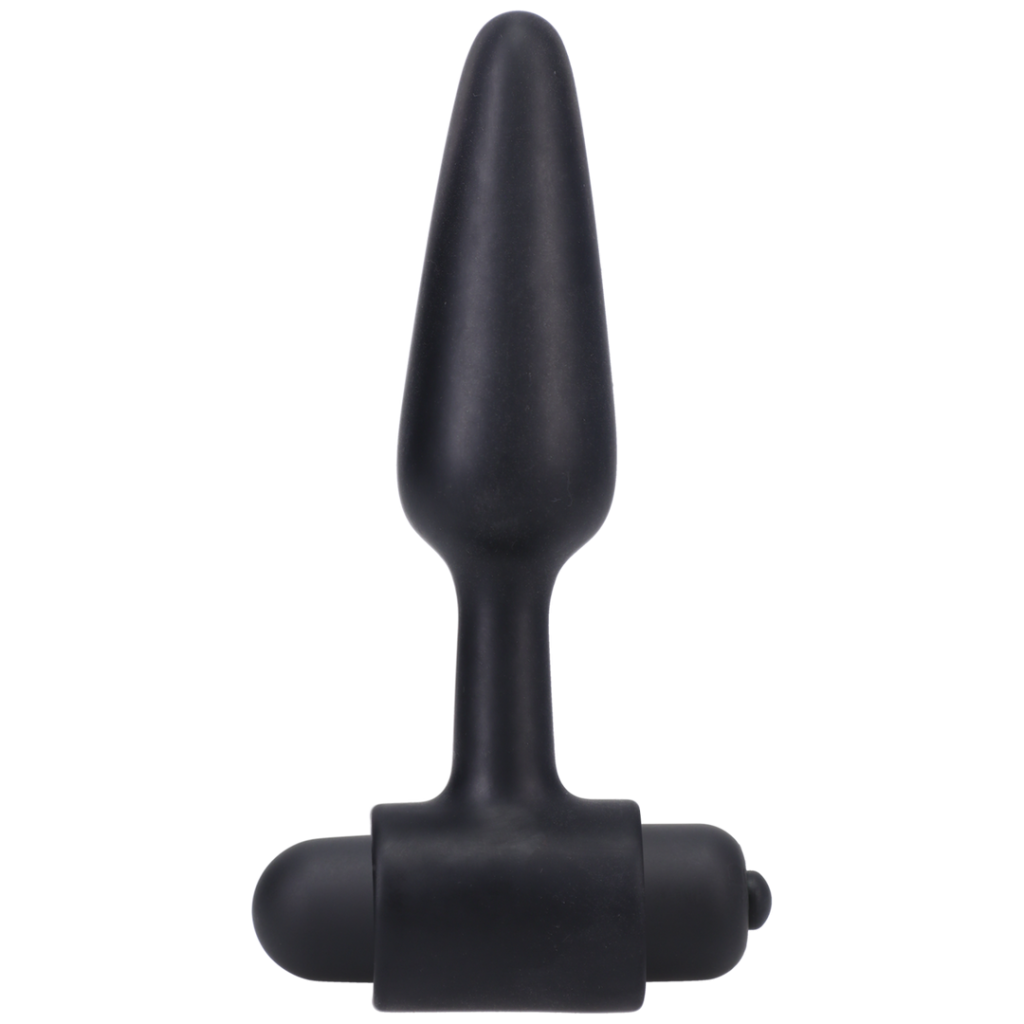 Vibrerende Butt Plug - 4 / 10 cm - Zwart