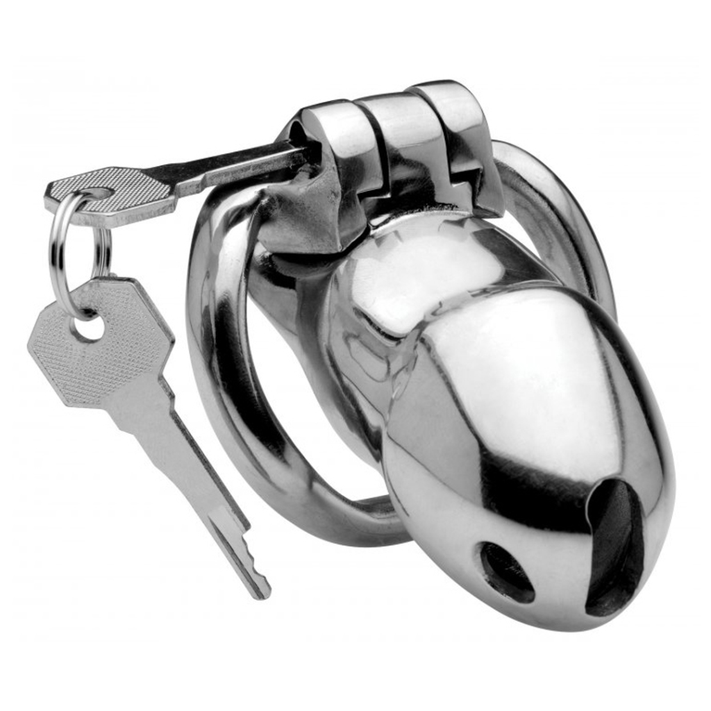 Rikers 24-7 - RVS Locking Chastity Cage