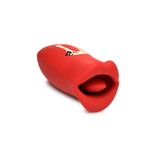 Kiss and Tell - Silicone Kissing en Vibrerende Clitorisstimulator - Rood