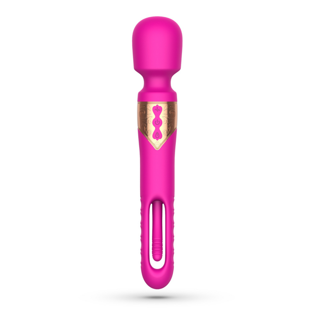 Big Ben - Dual Wand Massager met Flicker - Roze