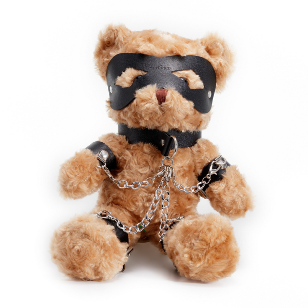Crushito - Bondage Teddybeer - 31 cm - Zwart