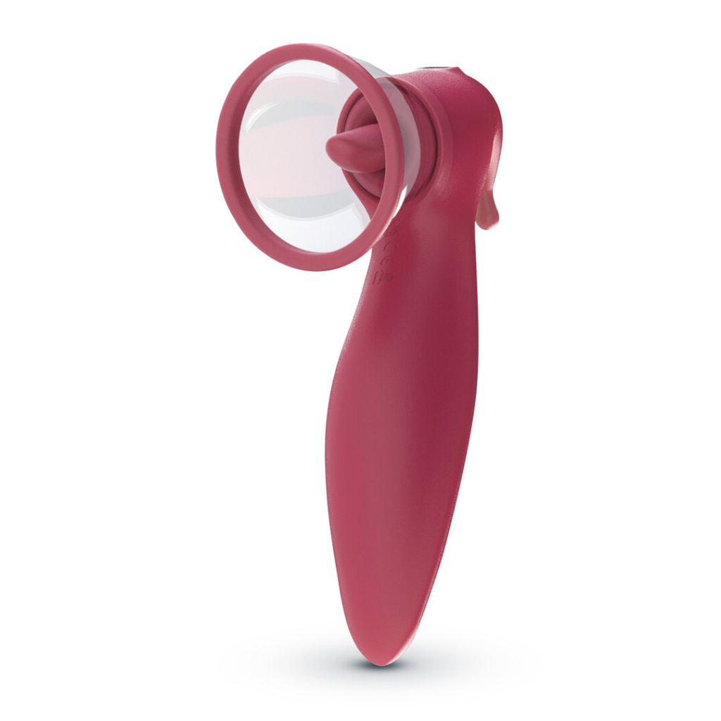 Saci - Clitorale en Tepel Stimulator met Zuiging - Rood