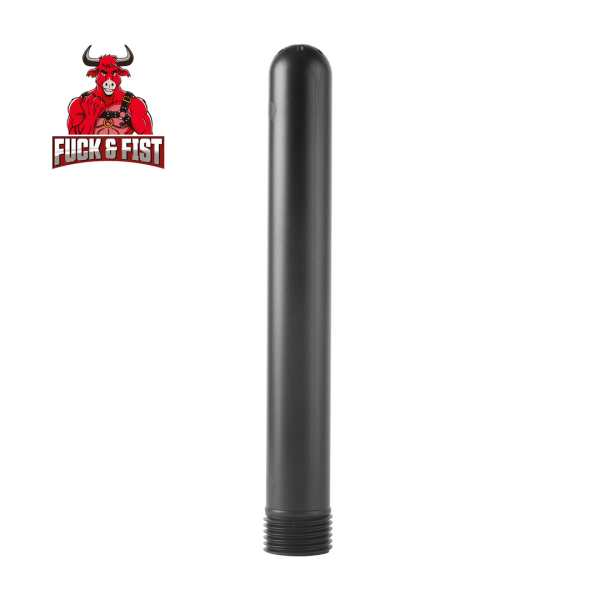 Anale Douche Plastic Mondstuk - 13,5 cm - Zwart