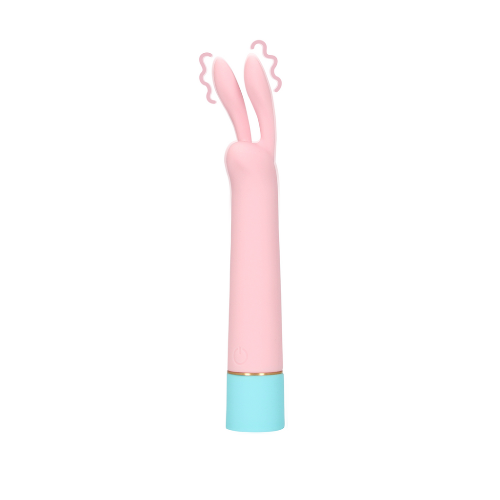 Mini Rabbit Vibrator met USB Oplader - Cherry Chiffon