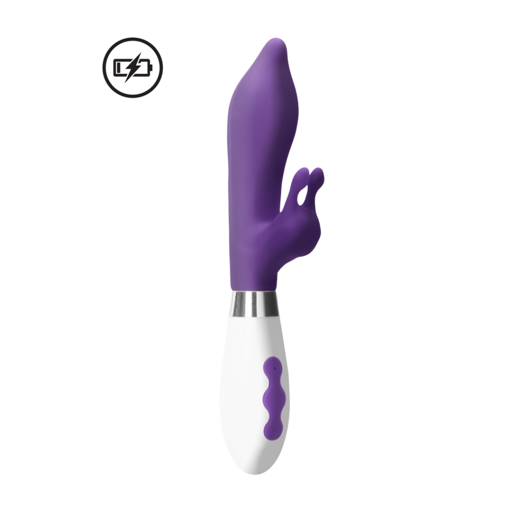 Adonis - Oplaadbare Rabbit Vibrator - Paars