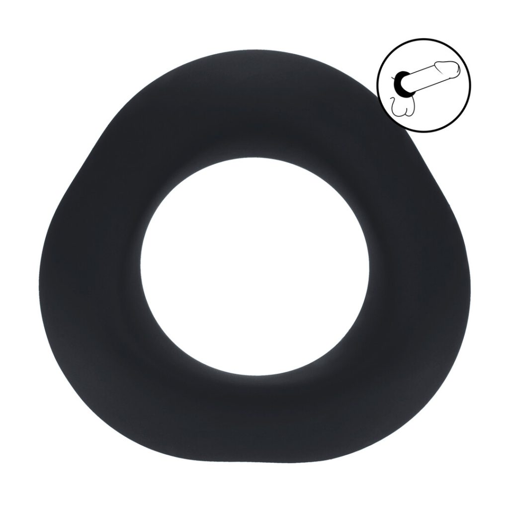 Ergo Liquid Silicone Cockring - Zwart