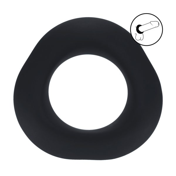 Ergo Liquid Silicone Cockring - Zwart