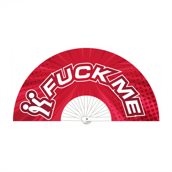 Fuck Me - Ventilator - 64 cm - Rood