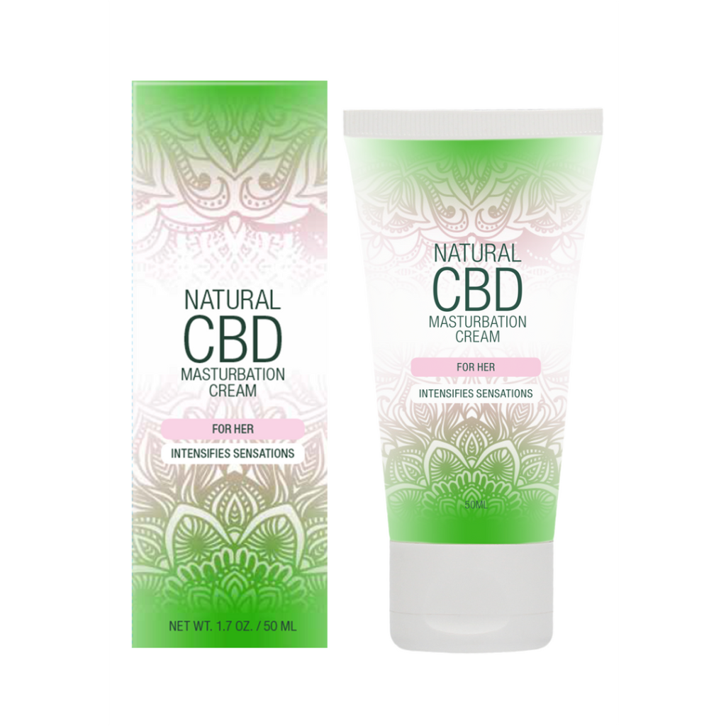 Natuurlijke CBD - Masturbatiecrème voor Haar - 2 fl oz / 50 ml