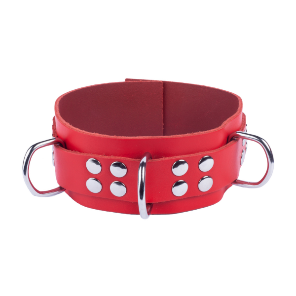 Ultra Leather Halsketting - Rood