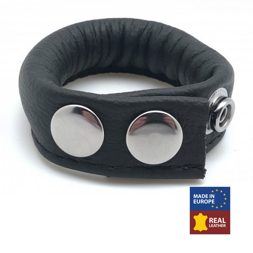 Verstelbare Leren Ballstretcher 70 gr - Zwart