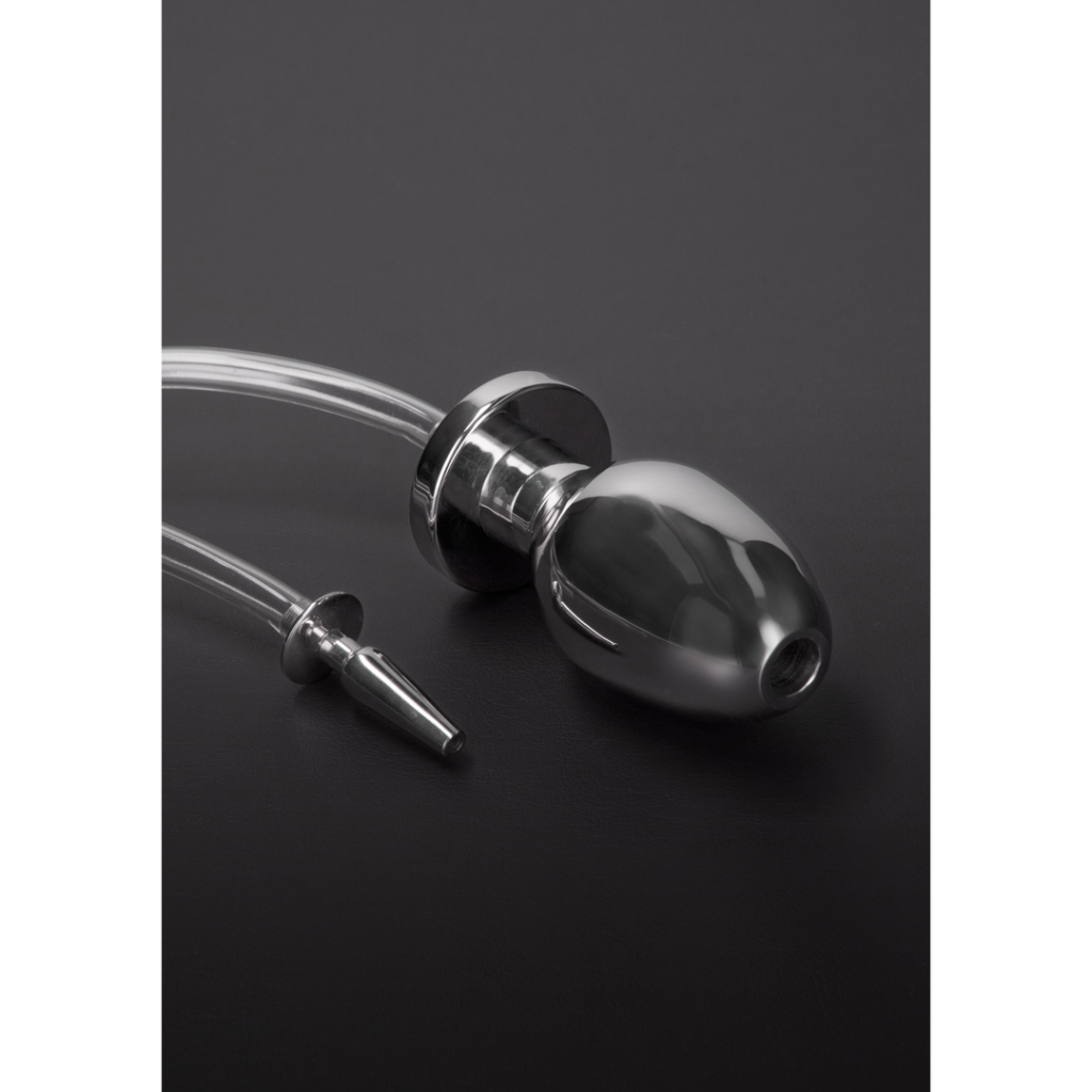 Fire Hose Penis Plug met Butt Plug