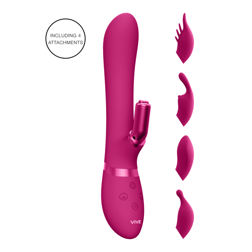 Chou - G-Spot Rabbit Clitoral Stimulator - Roze