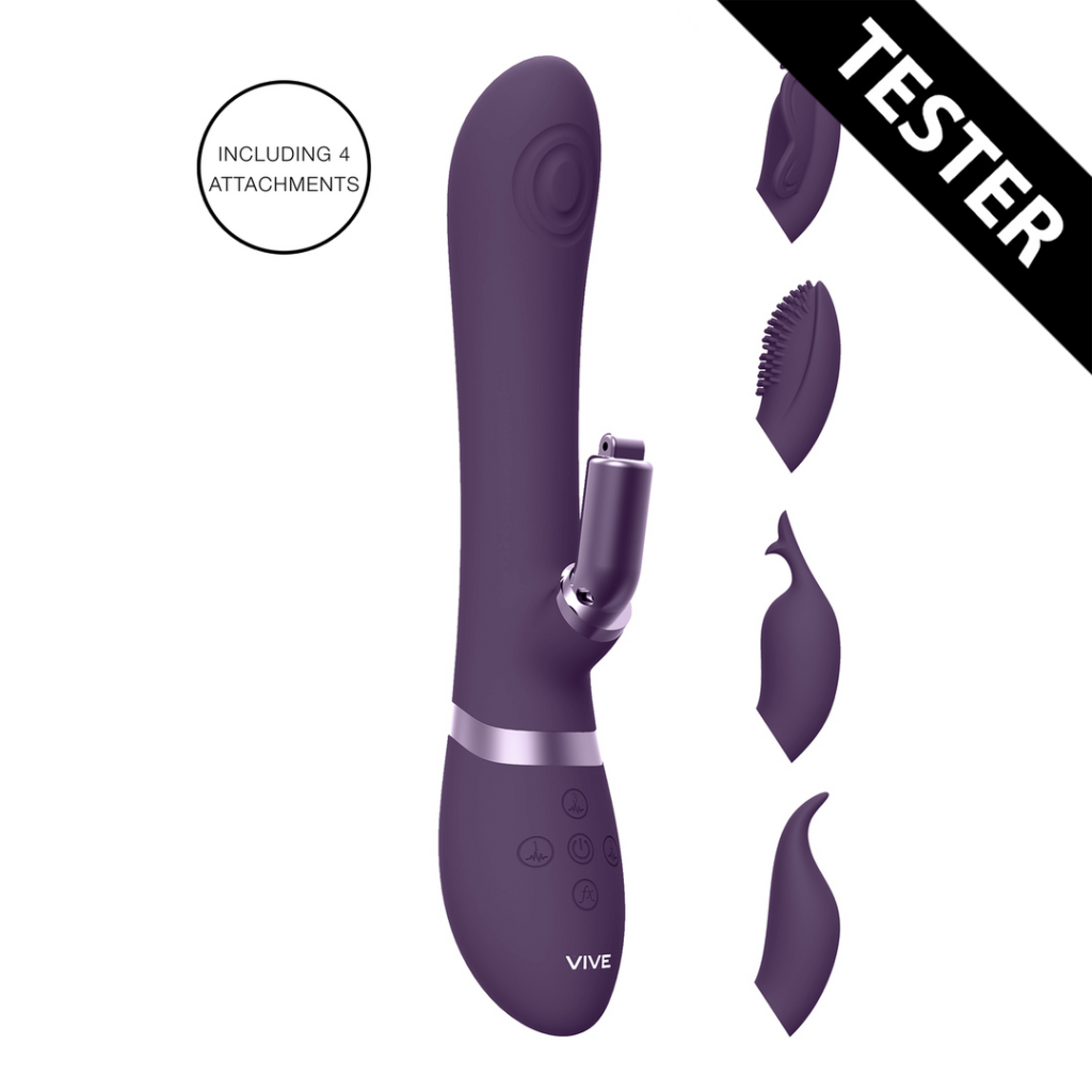 Etsu - Pulse Wave G-Spot Rabbit Clitoral Stimulator - Paars - Tester