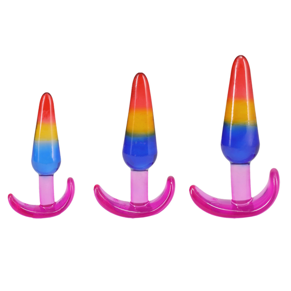 Anal Trainer Set - S/M/L - Regenboog