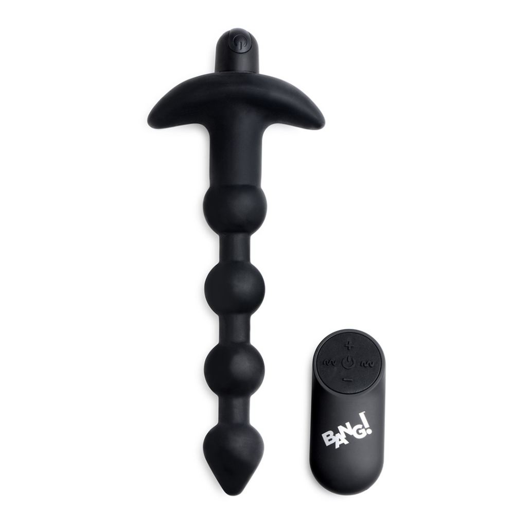 Vibrerende Silicone Anale Ballen en Afstandsbediening