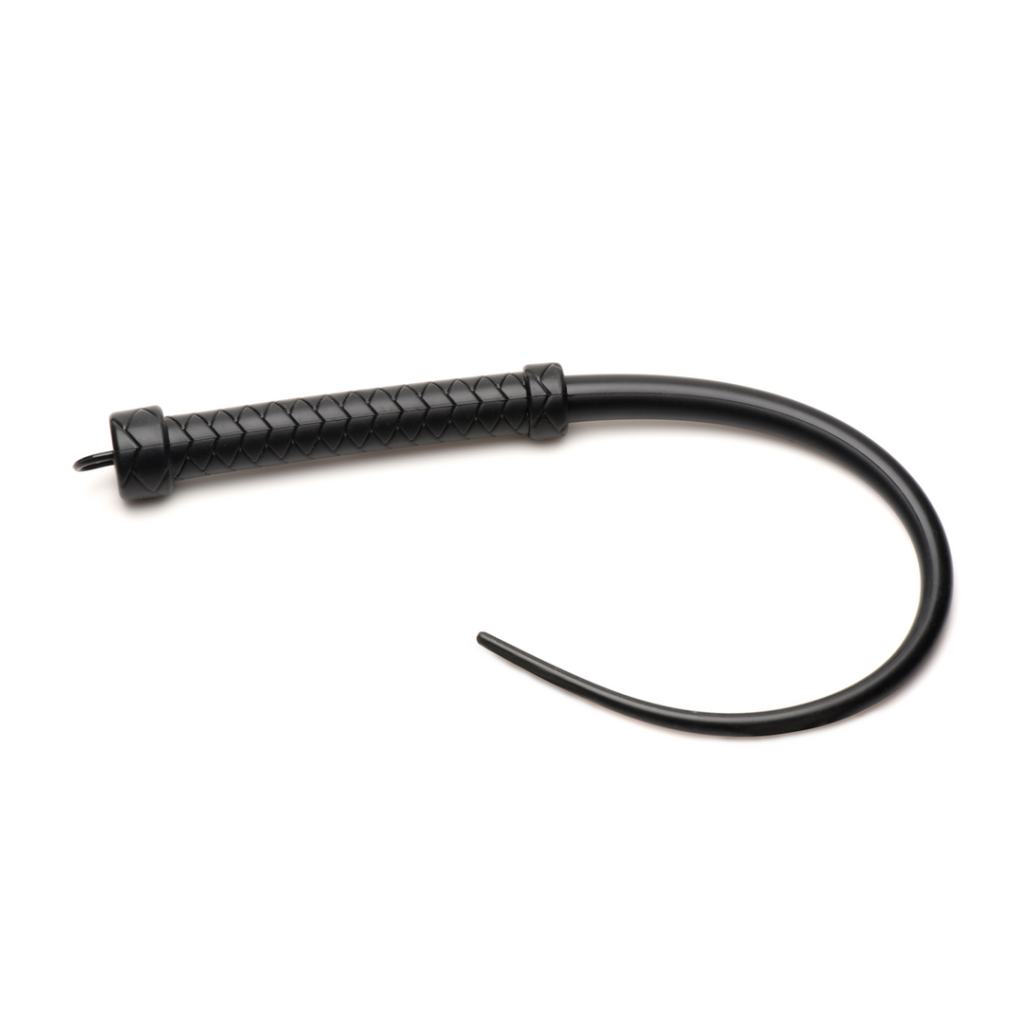 Viper Tail - Siliconen zweep - Zwart