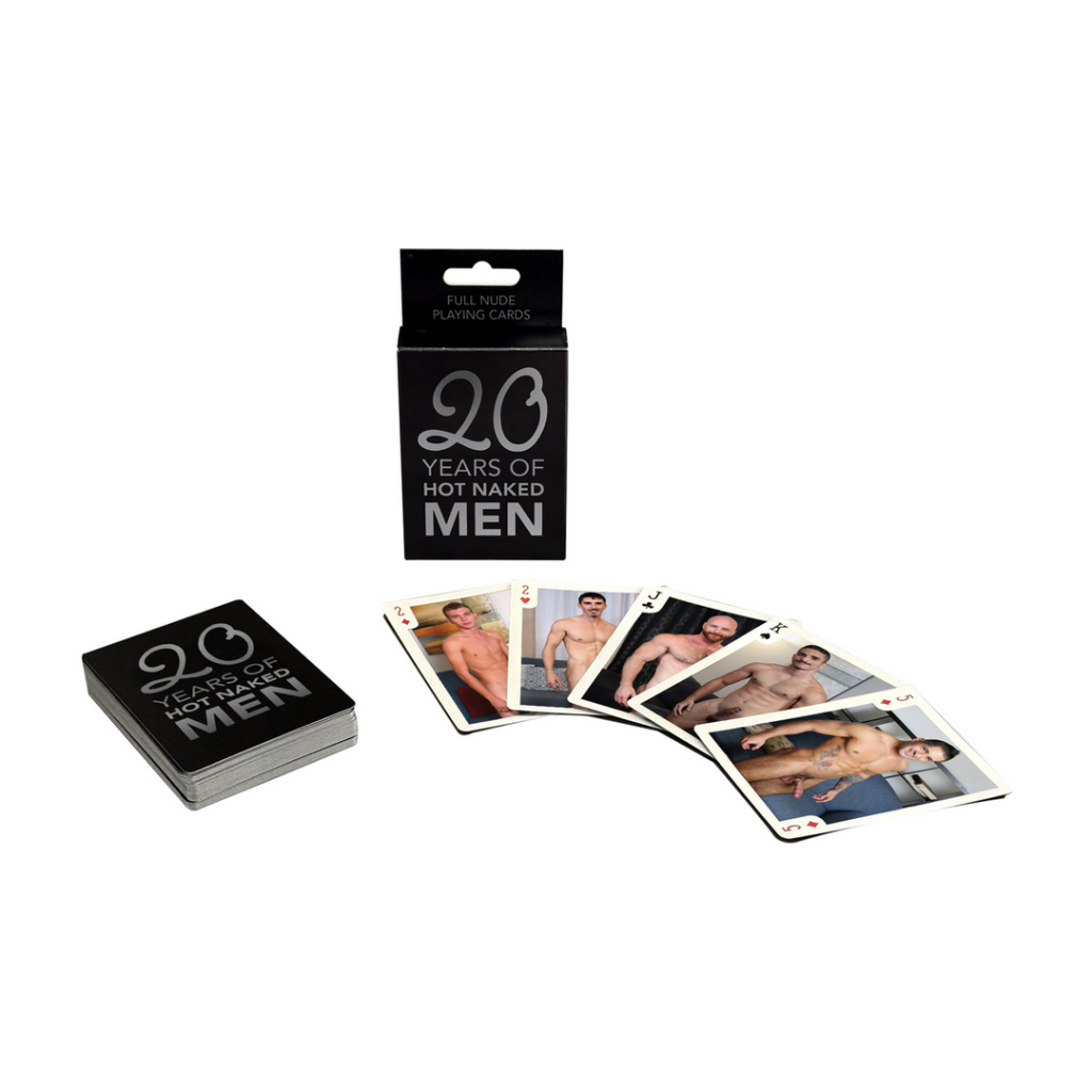 20 Jaar Heerlijke Naakte Mannen - Speelkaarten
