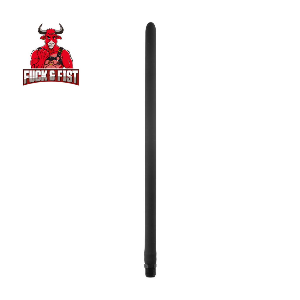 Anal Douche Siliconen Mondstuk - 45 cm - Zwart
