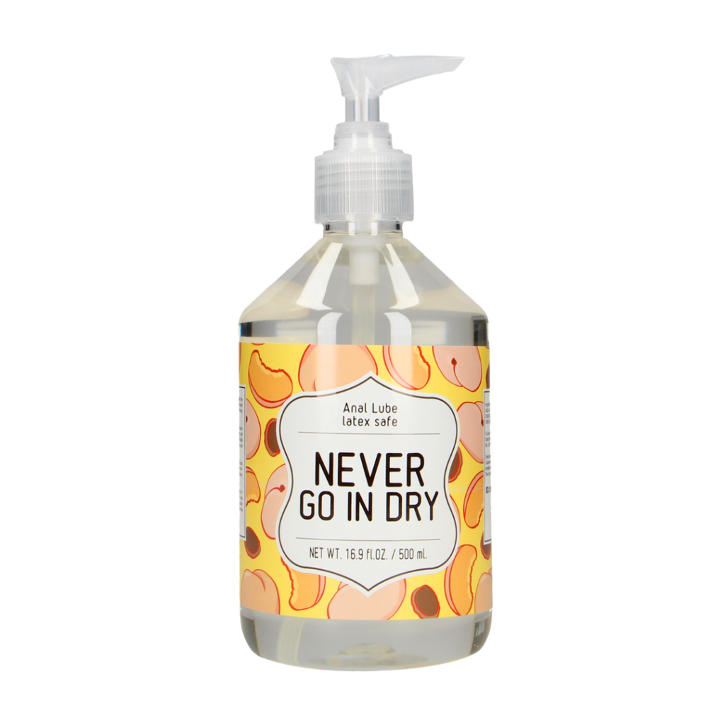 Never Go In Dry - Waterbased Anal Lubricant - 17 fl oz / 500 ml