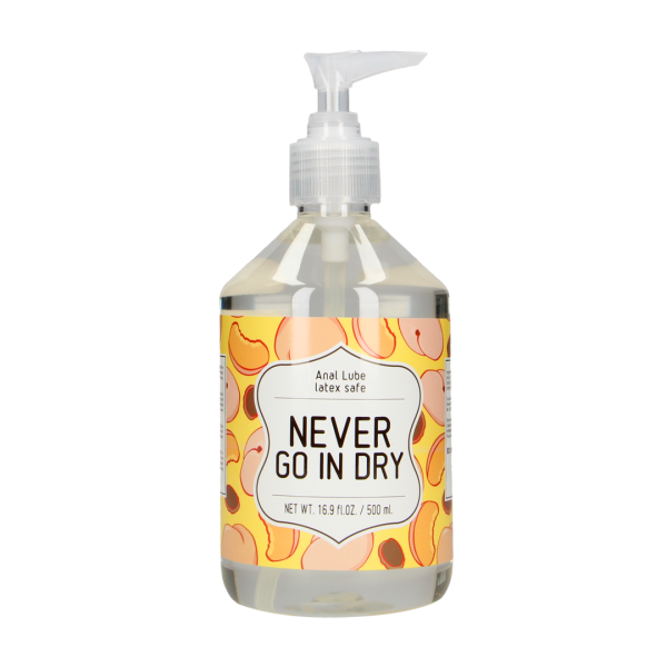 Never Go In Dry - Waterbased Anal Lubricant - 17 fl oz / 500 ml