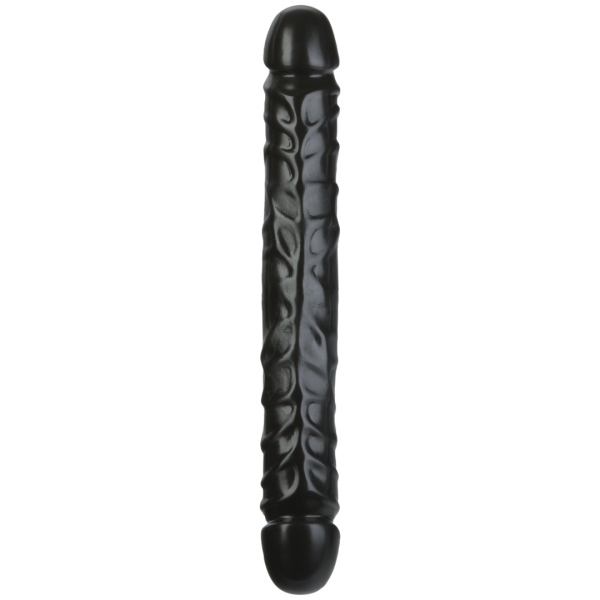 Jr. Veined Double Header - Dildo met Dubbele Einden - 12 / 30 cm