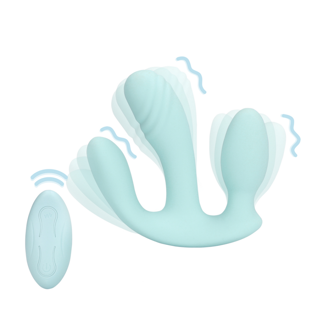 Drie-in-één Vloeibare Siliconen Vibrator