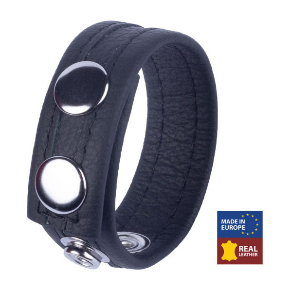 Tippy - Leren Cockring - Zwart