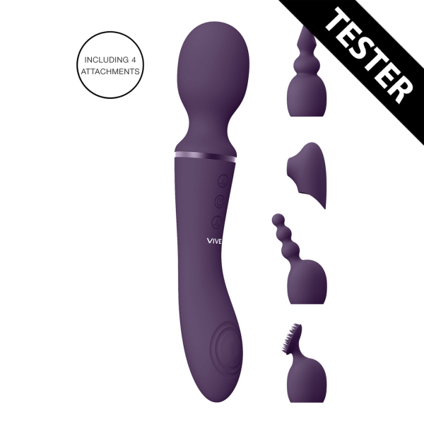 Nami - Pulse Wave Vibrating Wand - Paars - Tester