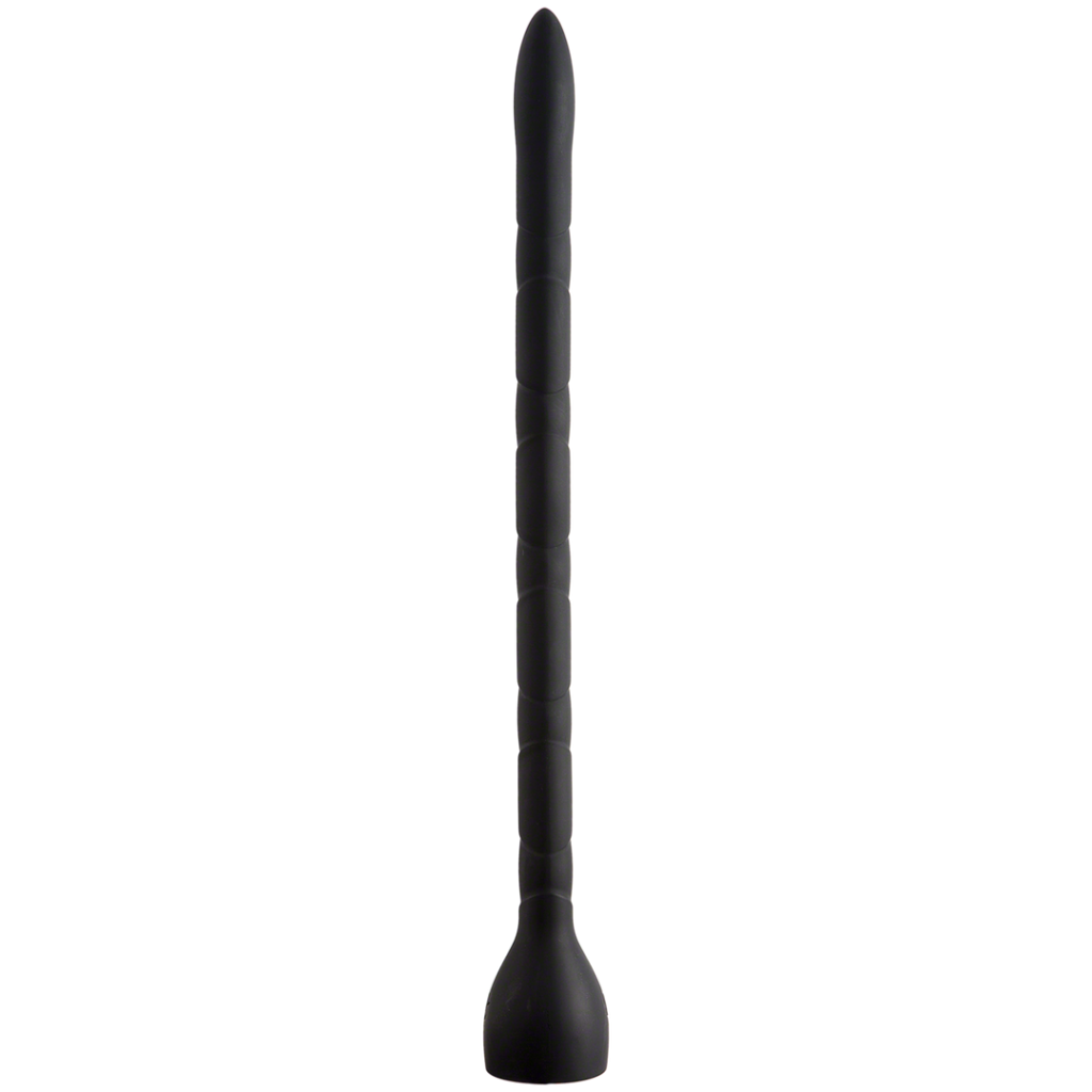 In Deep - Premium Silicone Anale Slang - Zwart