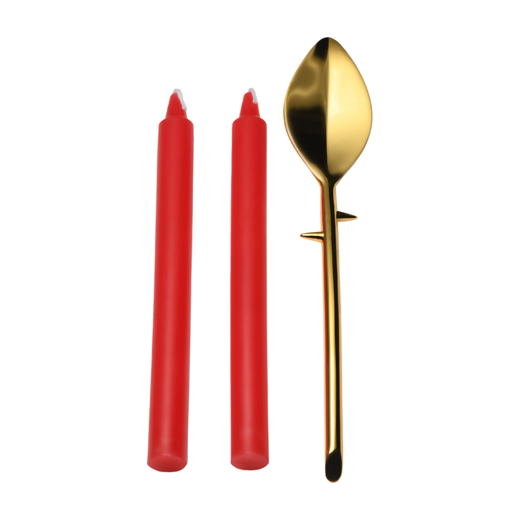 Drip Sensation - Lepel en Drip Kaars Set