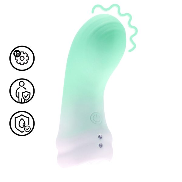 Zachte Vinger Vibrator - Misty Green