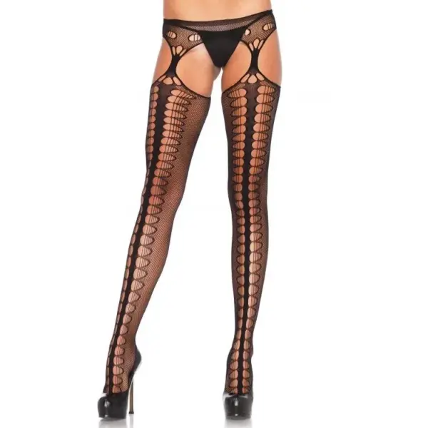 LEG AVENUE - EXCLUSIEVE ZWARTE KOUSENBANDEN