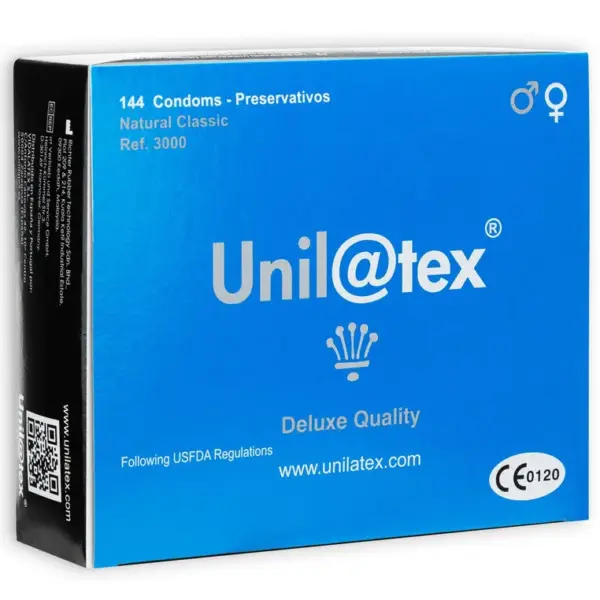 UNILATEX - NATUURLIJKE CONDOOMS 144 STUKS