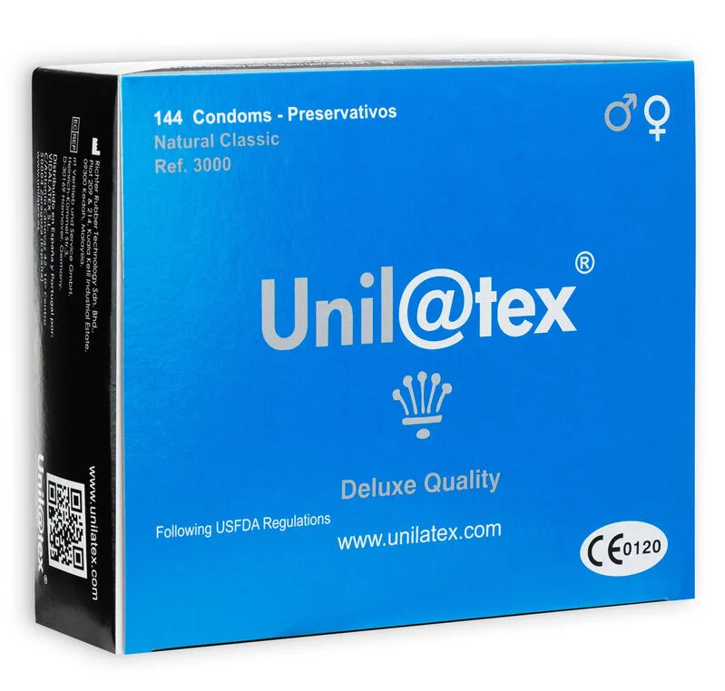 UNILATEX - NATUURLIJKE CONDOOMS 144 STUKS