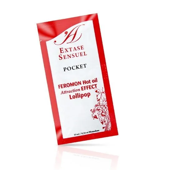 EXTASE SENSUAL - WARMTE-EFFECT MASSAGE OLIE FEROMONEN LOLLY 10 ML