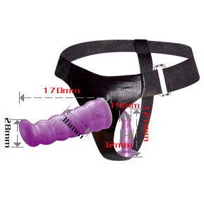 BAILE - LILAC VROUWELIJKE ANALE EN VAGINALE HARNAS G-SPOT 17 CM