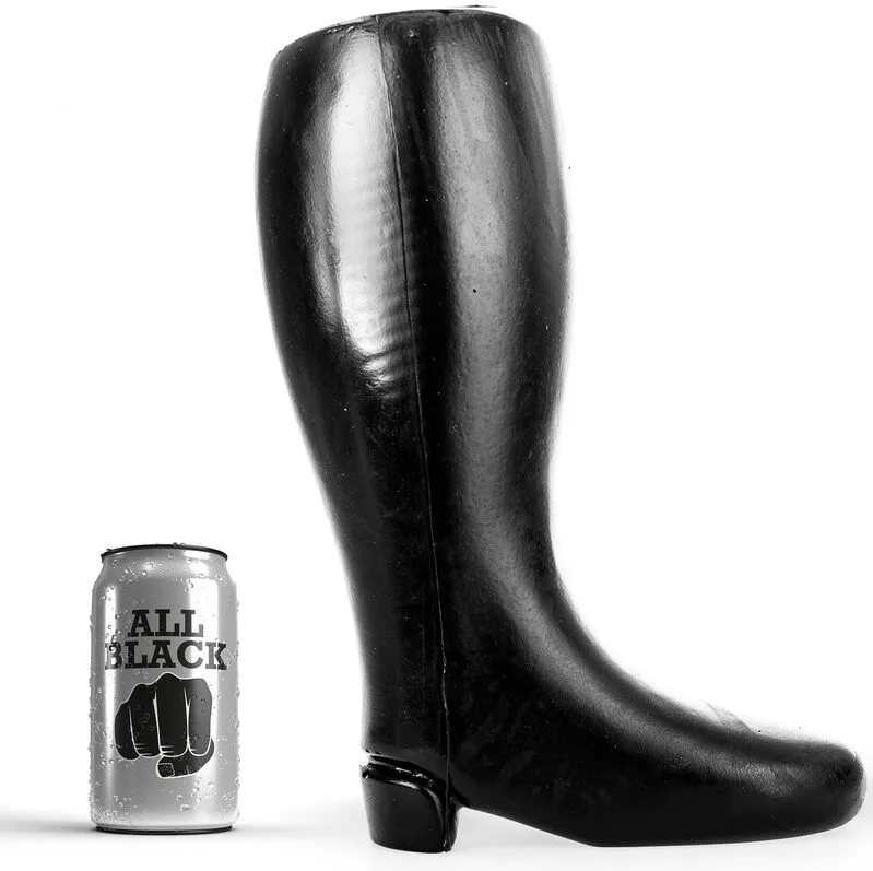 ALL BLACK - ZACHTE FISTING GIANT BOOT 31 CM