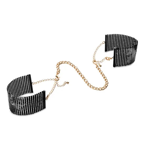 BIJOUX INDISCRETS - DESIR MÃTALLIQUE ZWART METALEN MESH HANDBOEIEN