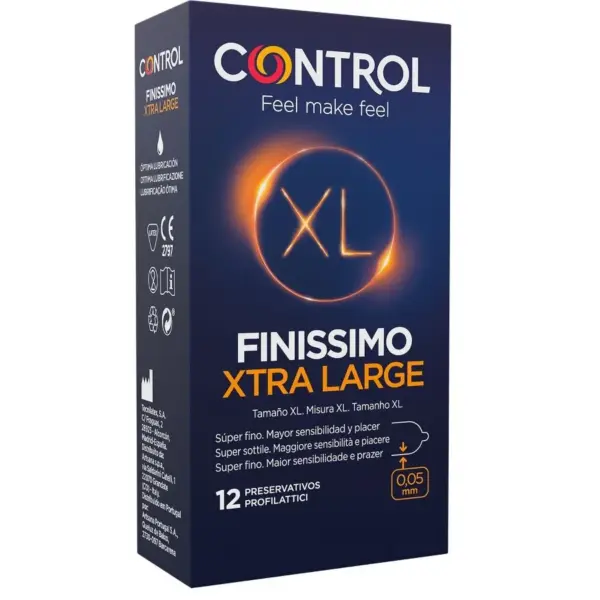CONTROL - FINISSIMO XL CONDOOMS 12 STUKS