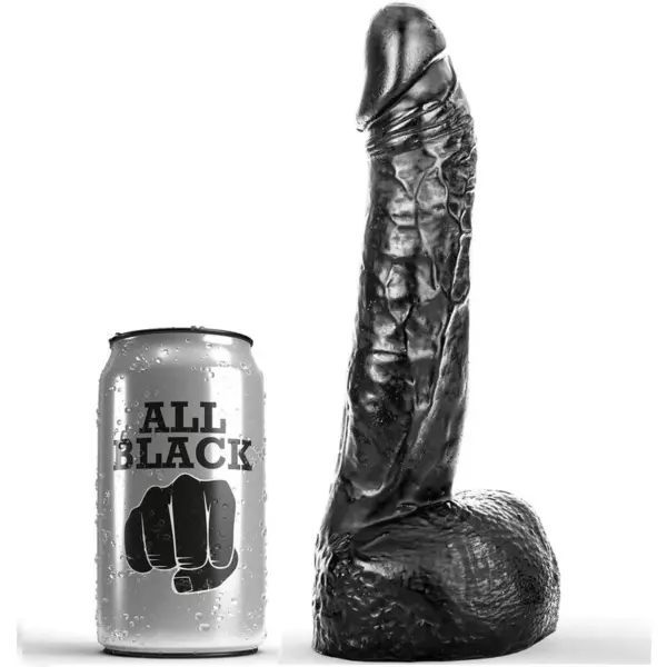 ALL BLACK - DILDO VUISTING 20 CM